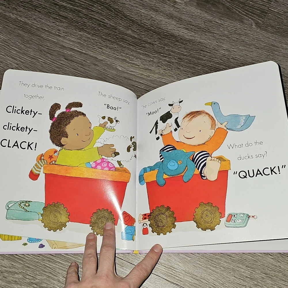 Let's Go to Playgroup! Kids Book. Hard Cover, hard pages for kids!